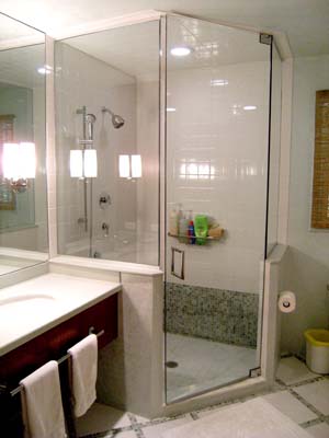 A bathroom renovation in Short Hills